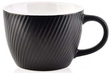 Krūzīte AffekDesign Sally Lines, melna, 0.480 l