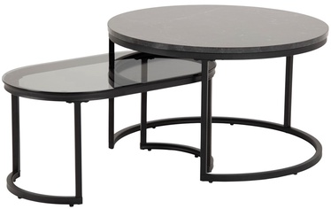 Журнальный столик Spiro 89485, серый, 70 см x 70 см x 42 см