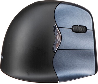 Kompiuterio pelė Evoluent Vertical Mouse4 WL Right hand, mėlyna/juoda