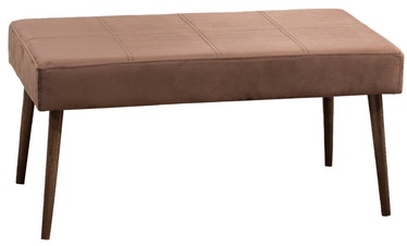 Pufs Hanah Home Talu, brūna, 44 cm x 92 cm x 46 cm