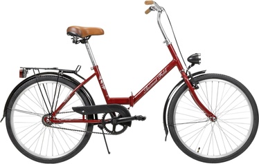 Велосипед складная Azimut Fold, 24 ″, бордо