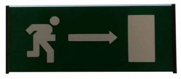 Знак эвакуации Points to EXIT, 0.155 м x 6 см