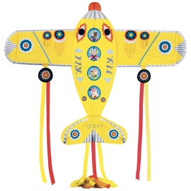 Воздушный змей Djeco Maxi Plane, желтый