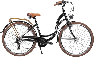 Velosipēds pilsētas Azimut Vintage TX-6, 28 ", 17" (41.91 cm) rāmis, melna/krēmkrāsa