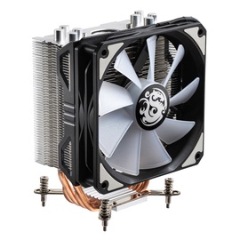 Oro aušintuvas procesoriui BitsPower Phantom CPU Air Cooler with 4 Heat Pipes - Silver (DRGB), 51 mm x 158 mm
