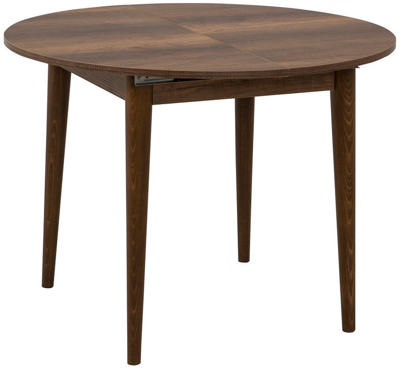 Ēdamistabas komplekts Kalune Design Vina 1005, krēmkrāsas/valrieksts