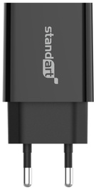 Auto laadija Standart GT-RJ331, 2 x USB, must
