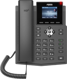 VoIP telefons Fanvil X3S V2, melna