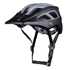 Шлемы велосипедиста универсальный Force Aves MTB, черный/серый, L/XL, 580 - 610 мм