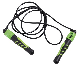 Hüppenöör Schildkrot Jump Rope 960113, 270 cm, must/roheline