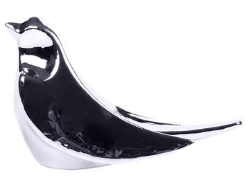 Керамическая декорация Bird THK-078584, 12 см, керамика, серебристый