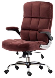 Biroja krēsls Domoletti 3288, 52 x 53 x 106 - 116 cm, sarkankoka/bordo