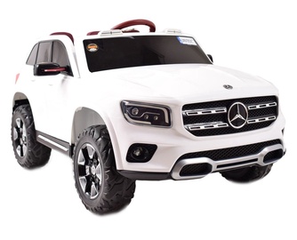Bezvadu automašīna Mercedes GLB, balta