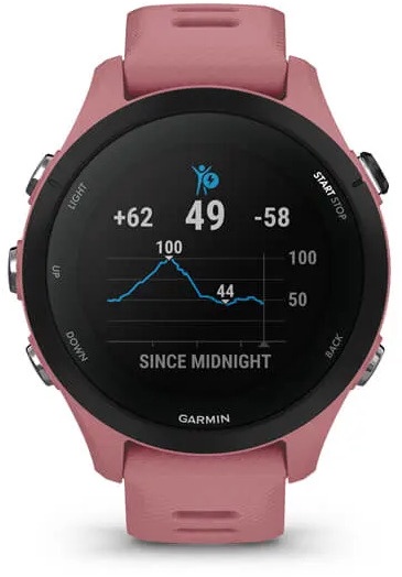 Viedais pulkstenis Garmin Forerunner® 255S GPS 41mm 010-02641-13, rozā
