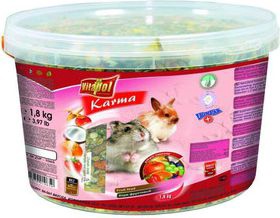 Корм для грызунов Vitapol Fruits, для кроликов/для хомяков, 1.8 кг