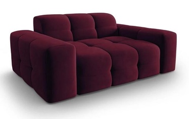 Dīvāns Micadoni Home Kendal Velvet, tumši violeta, 156 x 103 cm x 79 cm