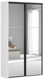 Шкаф Flex, белый, 45 см x 120 см x 218 см, с зеркалом