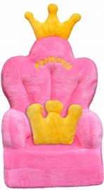 Bērnu krēsls Princess, rozā, 450 mm x 700 mm