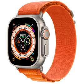 Išmanusis laikrodis Apple Watch Ultra GPS + Cellular 49mm Watch Ultra GPS + Cellular, 49mm Titanium Case with Orange Alpine Loop - Small, oranžinė