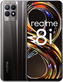 Mobilais telefons Realme 8i, melna, 4GB/64GB