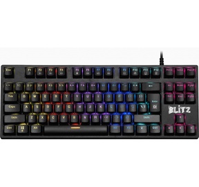 Клавиатура Defender Blitz GK-240L YH Blue EN, черный