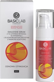 Сыворотка для лица для женщин BasicLab Esteticus Retinol 5% Night, 30 мл