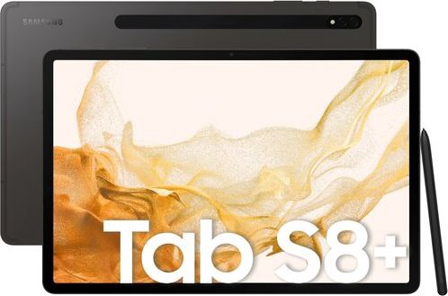Tahvelarvuti Samsung Galaxy Tab S8 Plus 5G, hall, 12.4", 8GB/128GB, 3G, 4G