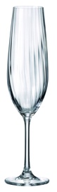 Šampuseklaaside komplekt Bohemia Royal Crystal Sarah Optic 1SI80/260, kristall, 0.260 l, 6 tk