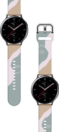 Siksniņa Hurtel Camo Wristband for Samsung Galaxy Watch 46mm, brūna/zaļa/rozā