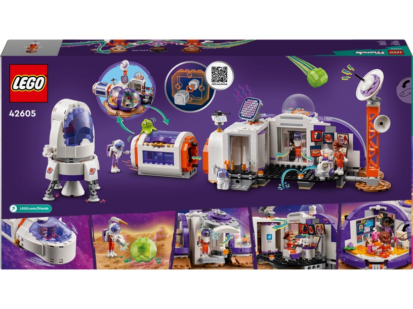 Konstruktors LEGO® Friends Marsa kosmosa bāze un raķete 42605