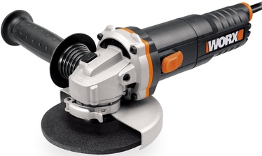 Электрическая углошлифовальная машина Worx WX712, со щетками, 800 Вт