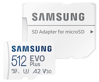 Atmiņas karte Samsung Evo Plus, 512 GB