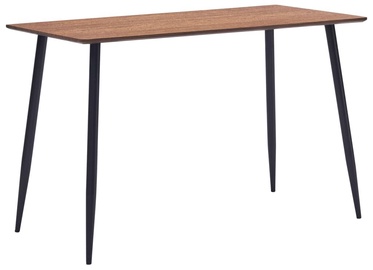 Обеденный стол VLX MDF & Steel 281565, коричневый/черный, 1200 мм x 600 мм x 750 мм