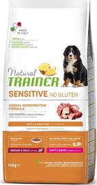 Sausā suņu barība Natural Trainer Sensitive No Gluten, pīles gaļa, 12 kg
