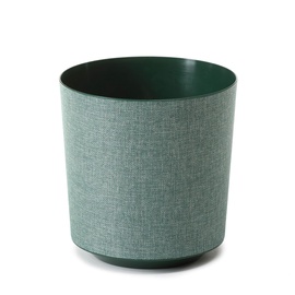 Цветочный горшок Lamela Gama Textil 012-02, пластик, Ø 25.5 см, зеленый