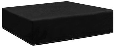 Pārvalks āra mēbelēm VLX 8 Eyelets 48632, melna, 200 x 200 cm