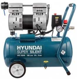 Воздушный компрессор Hyundai HYC 750-24S, 750 Вт, 230 В