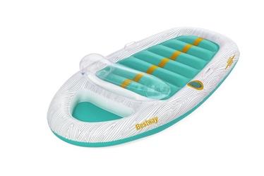 Piepūšams riņķis Bestway Vacation Yacht, zila/balta, 206 cm x 107 cm