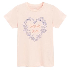 T-krekls pavasaris/vasara, meitenēm Cool Club CCG2822306, gaiši rozā, 152 cm