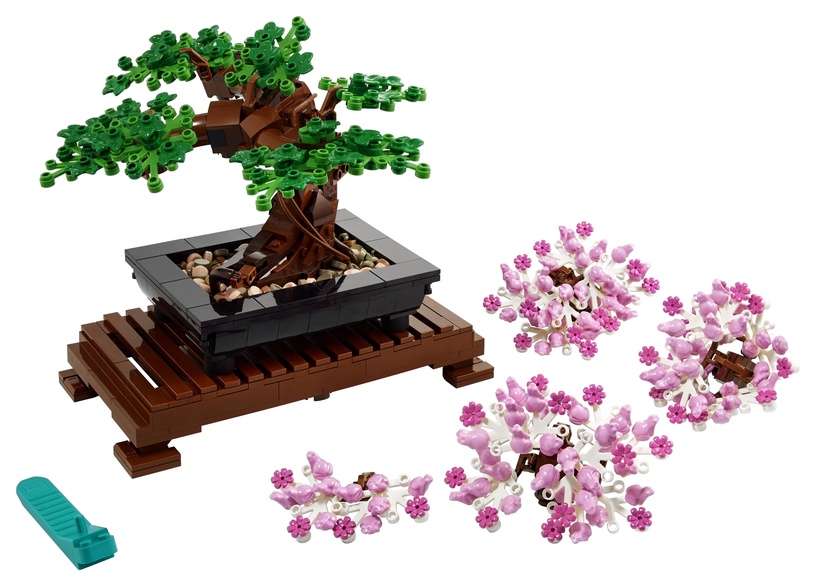 Konstruktor LEGO ICONS Bonsaipuu 10281, 878 tk