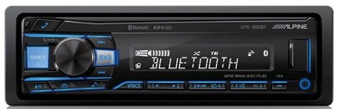 Автомагнитола Alpine UTE-200BT, черный (товар с дефектом/недостатком)