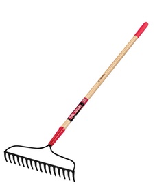 Grābeklis universāls Truper Welded Bow Rake 755625503015, ar kātu, 1370 mm