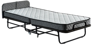 Кровать Kalune Design Folding, белый/серый, с матрасом, с решеткой