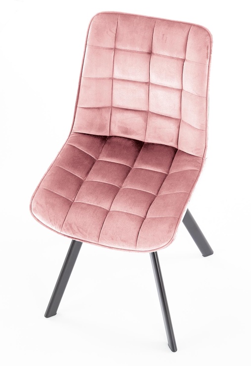 Стул для столовой K332, розовый, 46 см x 61 см x 84 см