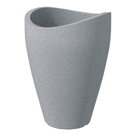 Lillepott Scheurich Stony Grey 254/54, plastik, Ø 40 cm, hall