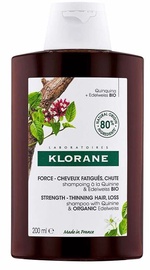 Šampoon Klorane Organic Quinine & Edelweiss Strength, 200 ml