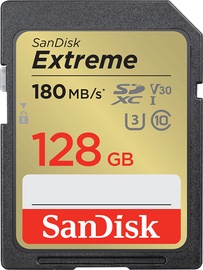 Atmiņas karte SanDisk Extreme, 128 GB