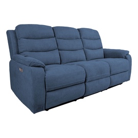 Guļamdīvāns ar atzveltnes mehānismu Home4you Mimi, zila, 93 x 208 cm x 102 cm