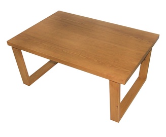 Журнальный столик Kalune Design Diero, бук, 1000 мм x 500 мм x 450 мм