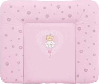 Pārtinamais matracis Ceba Baby Daisies, 70 cm x 85 cm, rozā